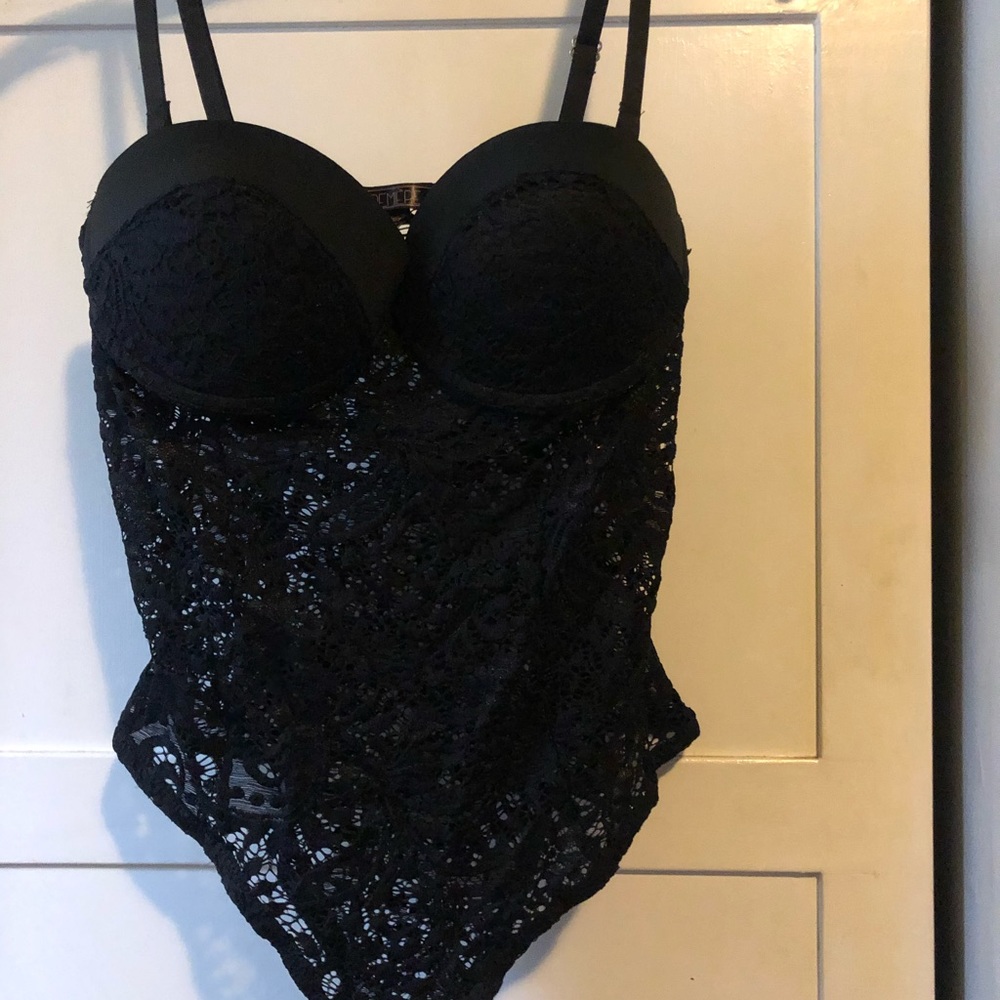Black bodysuit lingerie